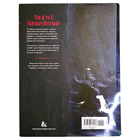 Dungeons & Dragons Monster Manual 5th Edition (2014) Hardcover – RPG Creatures - Picture 3 of 6